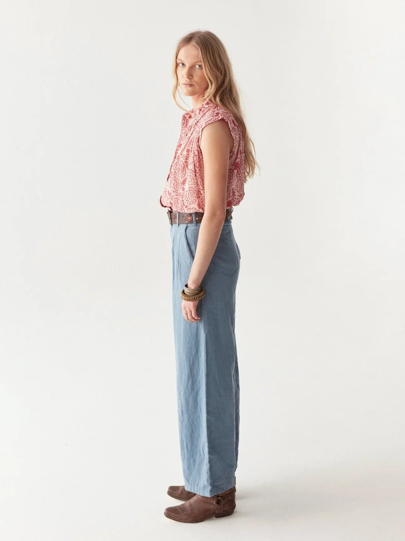 Pantalon MARISA petroleo