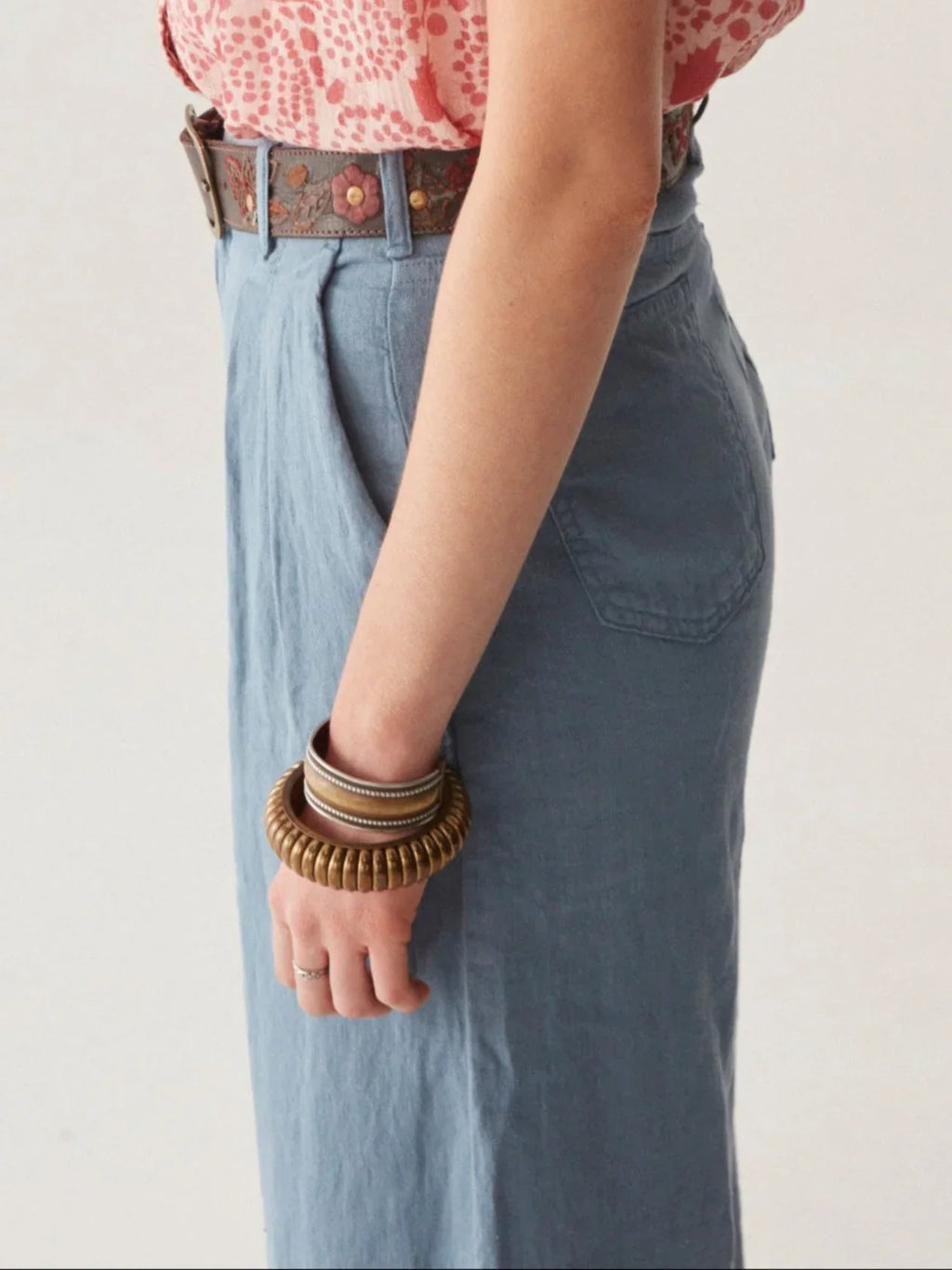 Pantalon MARISA petroleo