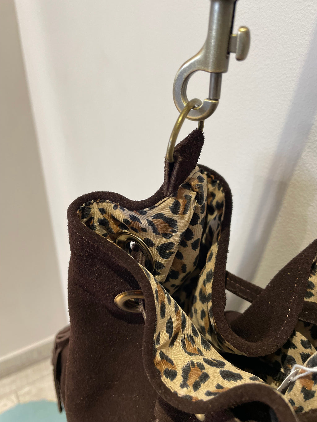 Sac Arizona Spirit – Suédine chocolat à franges