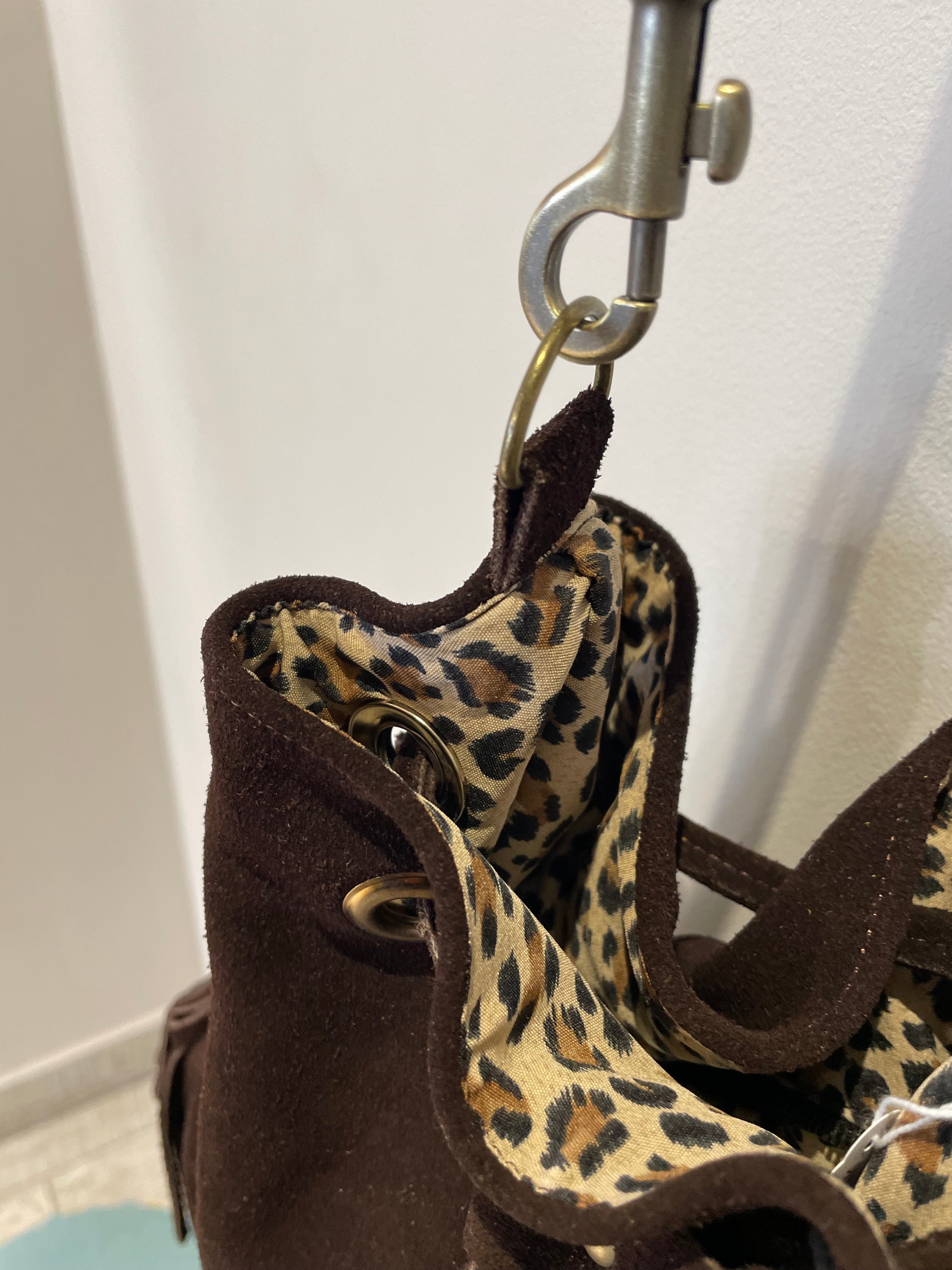 Sac Arizona Spirit – Suédine chocolat à franges