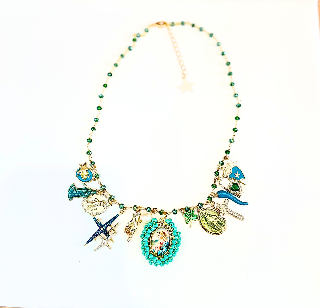 Collier Principessa Verde – Doré 18K