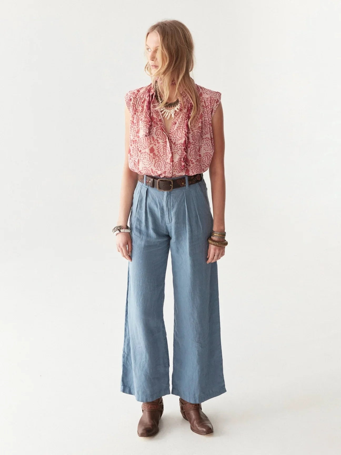 Pantalon MARISA petroleo