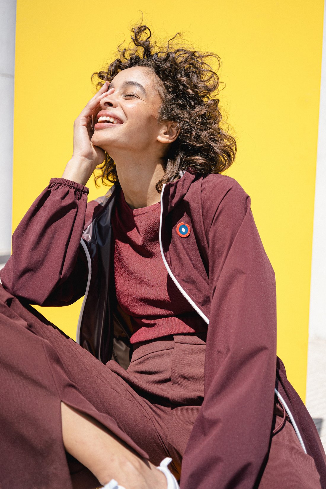 AMELOT COUPE-VENT IMPERMEABLE PRUNE