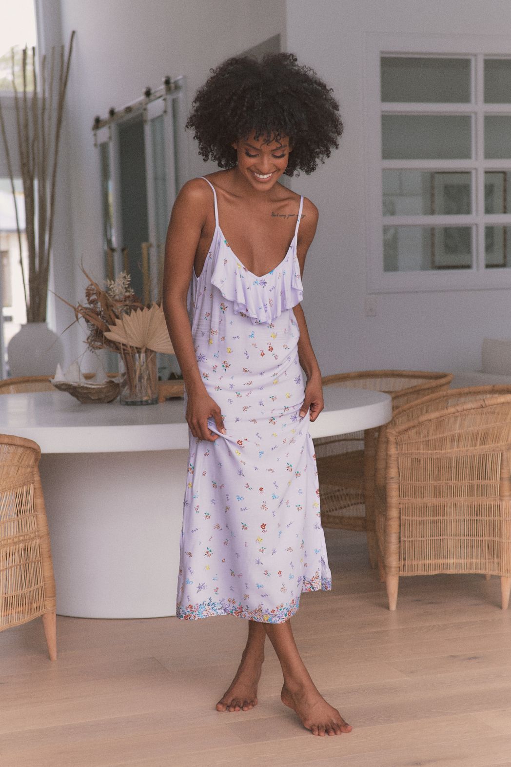 ROBE LONGUE LAVENDER