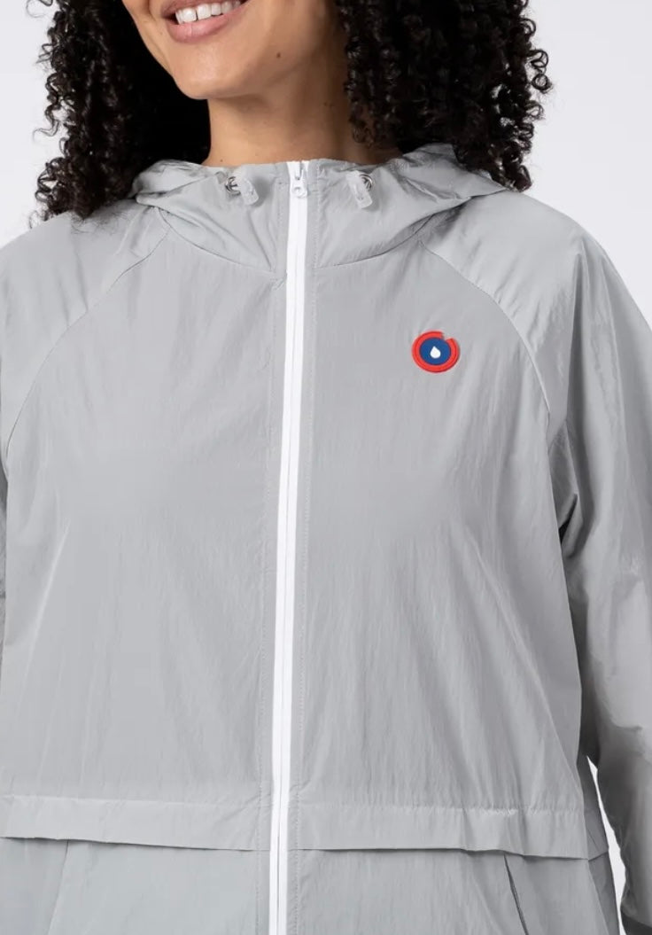 ANORAK COUPE-VENT IMPERMÉABLE PERLE