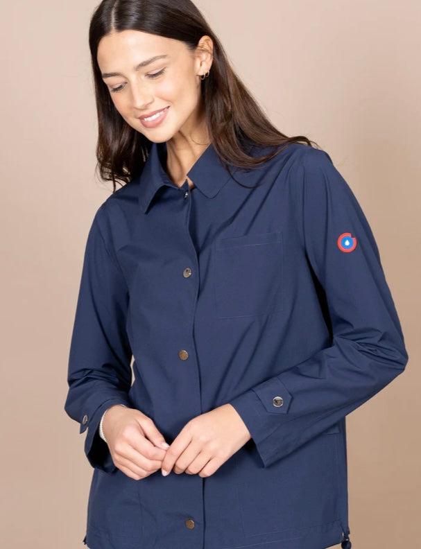 ANATOLE COUPE-VENT IMPERMÉABLE INDIGO