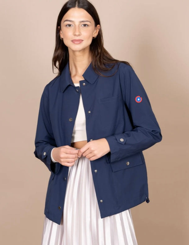 ANATOLE COUPE-VENT IMPERMÉABLE INDIGO