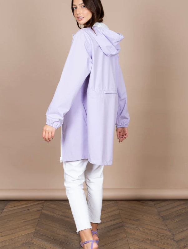 AMELOT COUPE-VENT IMPERMÉABLE LILAS pop