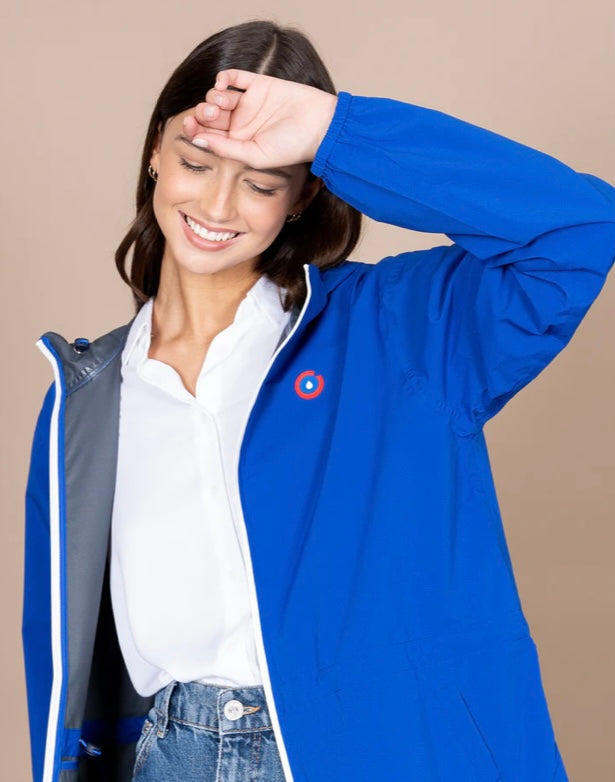 AMELOT COUPE-VENT IMPERMÉABLE BLEU KLEIN loi