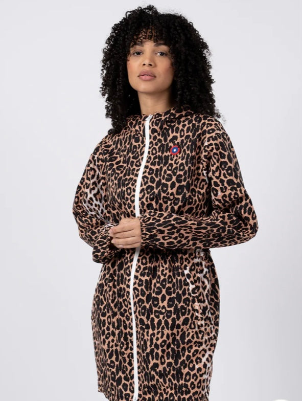 AMELOT COUPE-VENT IMPERMÉABLE LÉOPARD