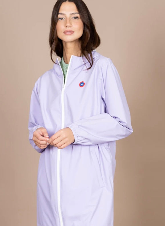 AMELOT COUPE-VENT IMPERMÉABLE LILAS pop