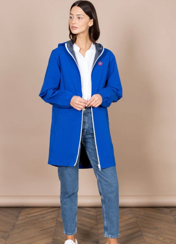 AMELOT COUPE-VENT IMPERMÉABLE BLEU KLEIN loi