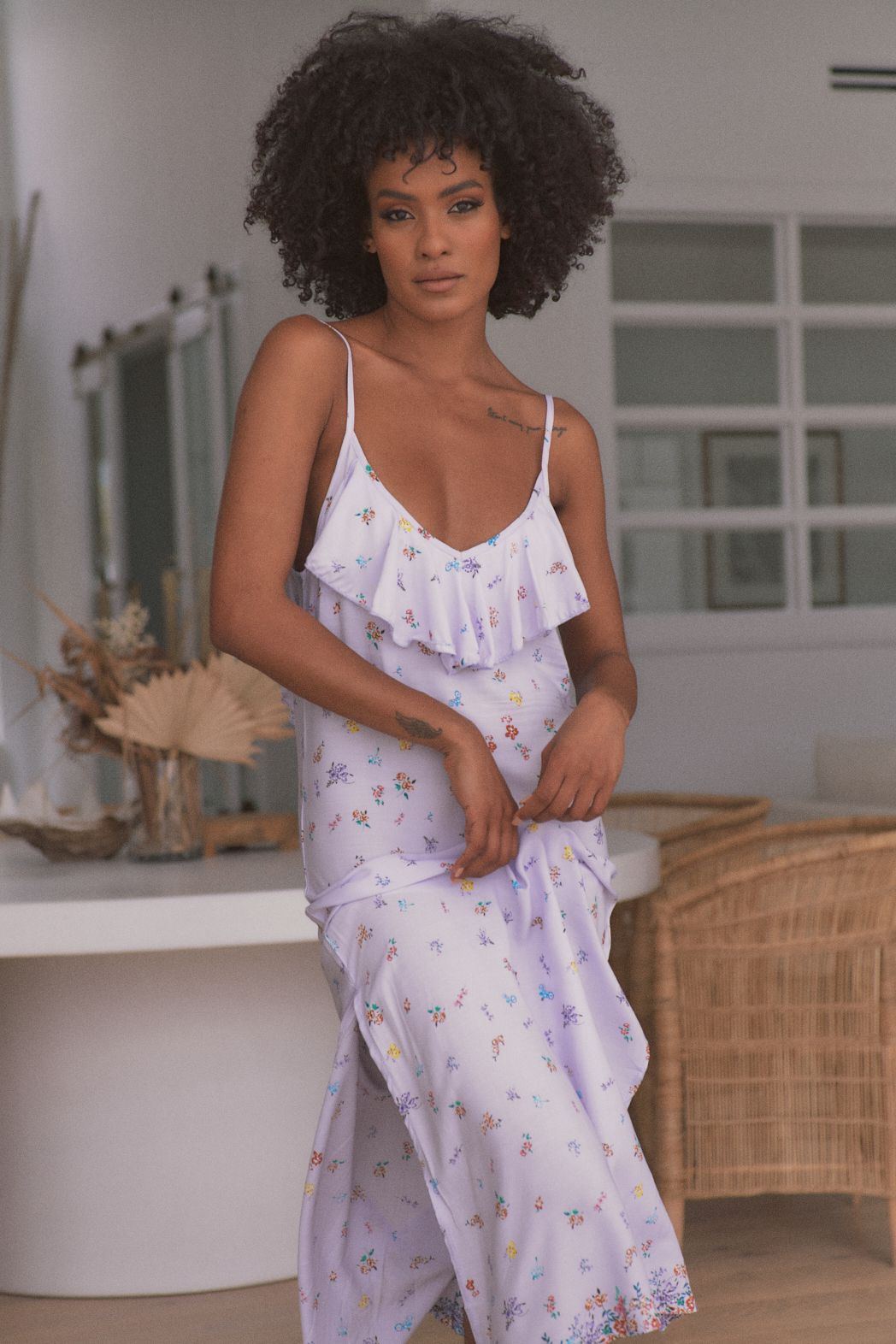 ROBE LONGUE LAVENDER